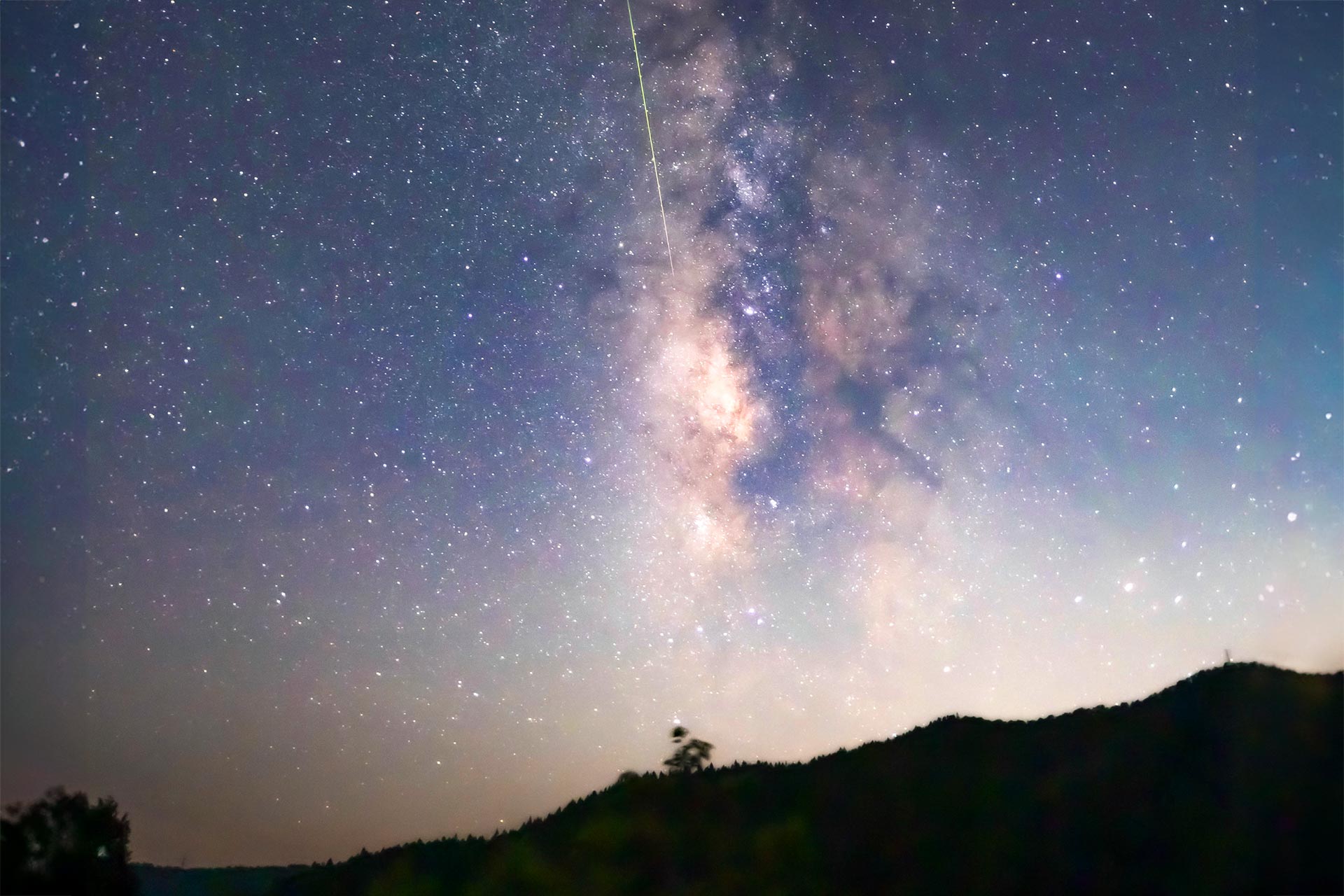 星空と天の川
